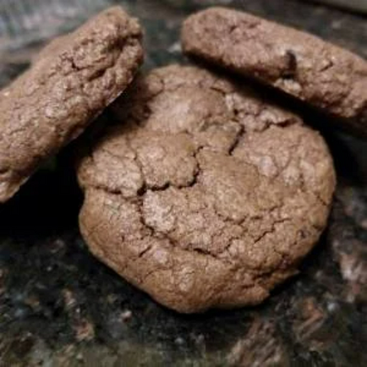 Chocolate Caramel Walnut Cookies