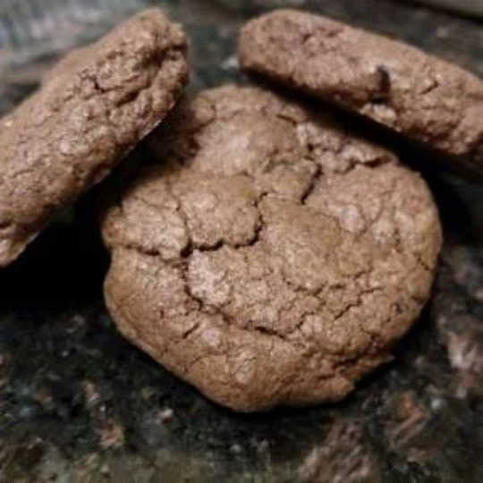 Chocolate Caramel Walnut Cookies